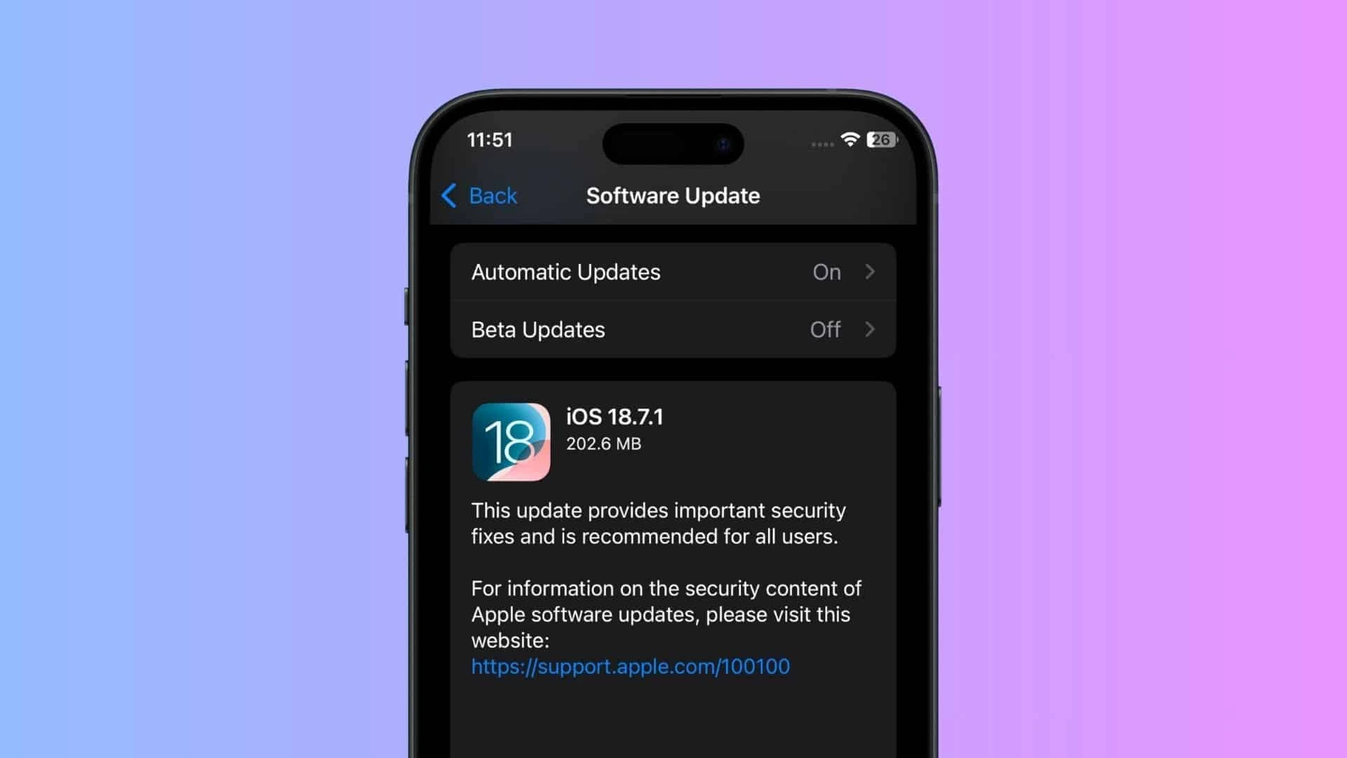 Apple Issues Emergency iOS Update - Why You Must Install 26.0.1 or 18.7.1 Now  – Fashion collection