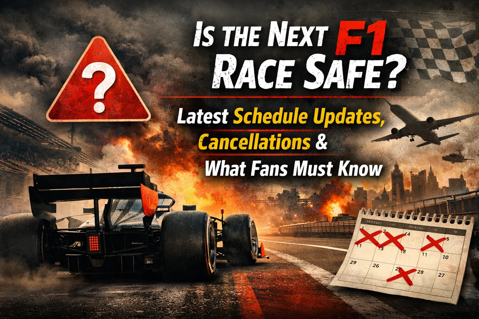 Is the Next F1 Race Safe? Latest Schedule Updates, Cancellations & What Fans Must Know – Fashion collection